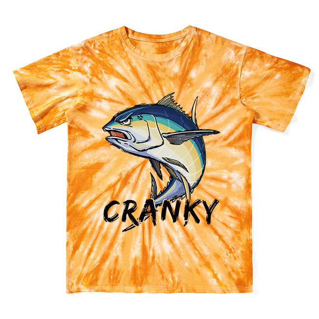 Freeleaf Cranky Bluefin Unisex Washed Tee