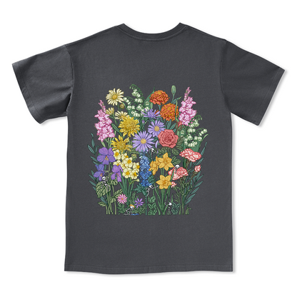 Whimsy in Bloom Unisex V-neck Tee