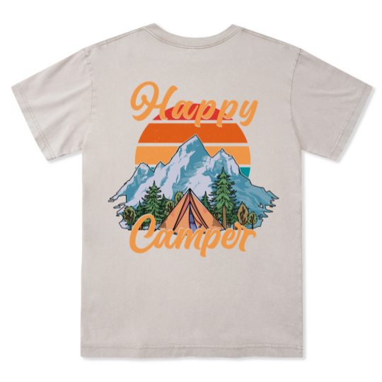 Happy Camper Washed Tee