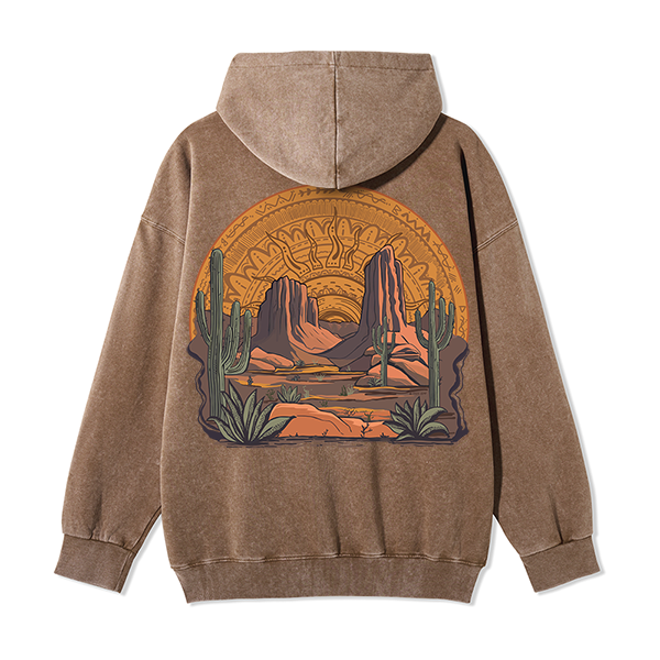 freeleaf-golden-desert-unisex-fleece-full-zip-hoodie