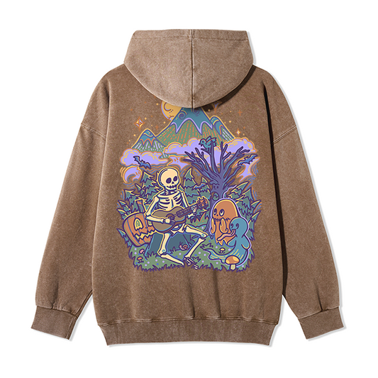 Freeleaf Fairy Tale Halloween Unisex Fleece Full-Zip Hoodie