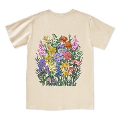 Whimsy in Bloom Unisex V-neck Tee