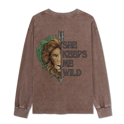 Freeleaf Wild at Heart Love's Serenade Washed Long Sleeve