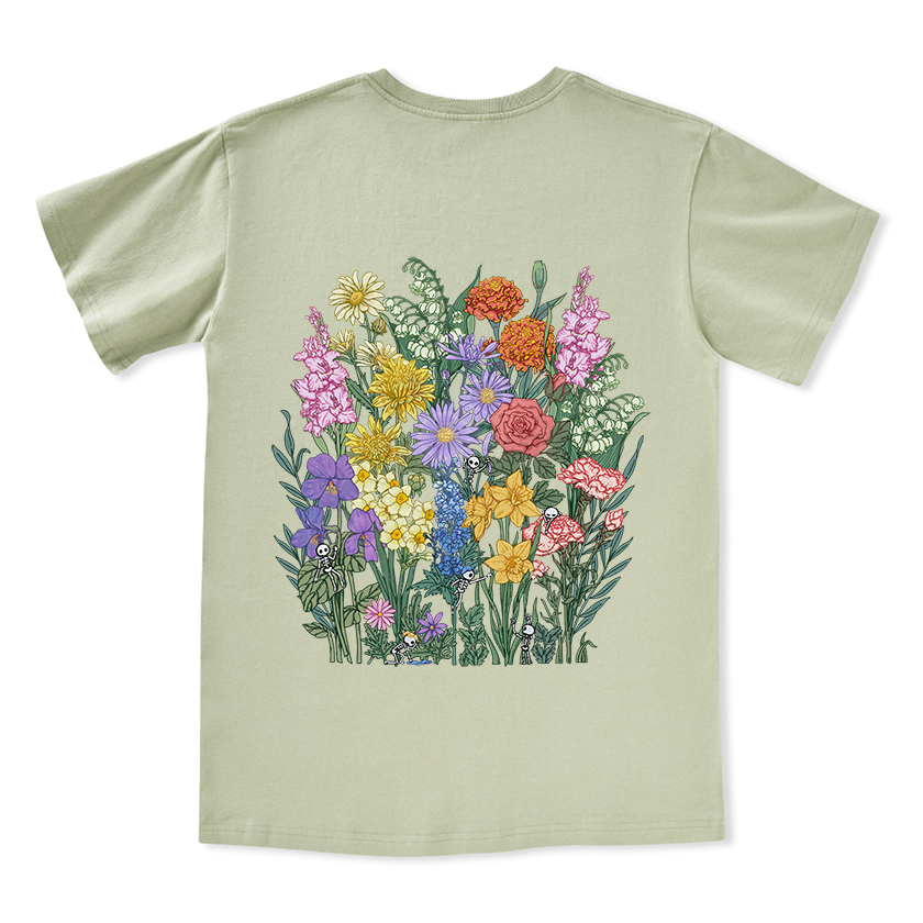 Whimsy in Bloom Unisex V-neck Tee