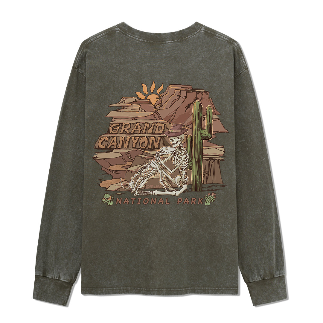 Freeleaf  Grand Canyon National Park Washed Long Sleeve