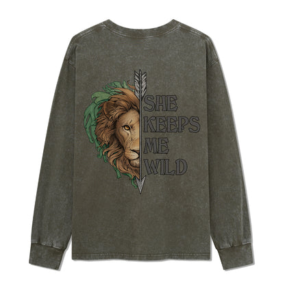 Freeleaf Wild at Heart Love's Serenade Washed Long Sleeve