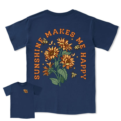 Freeleaf Sunshine Makes Me Happy Tee