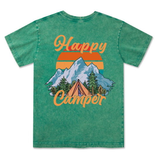 Happy Camper Washed Tee