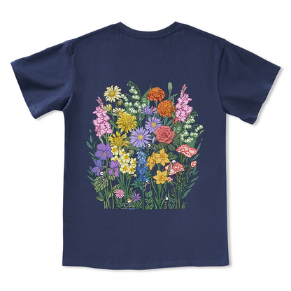 Whimsy in Bloom Unisex V-neck Tee