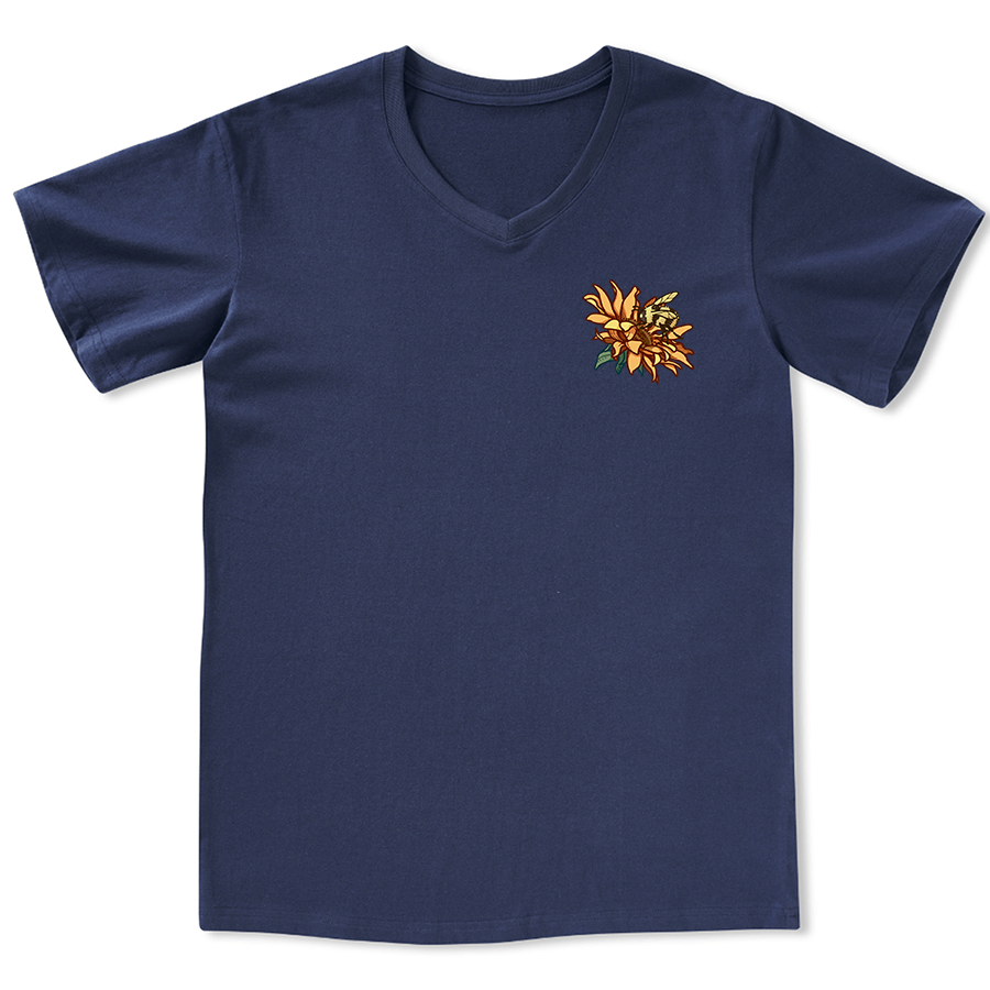 Freeleaf Sunshine Makes Me Happy Unisex V-neck Tee