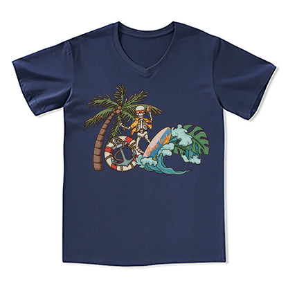 Freeleaf Eternal Summer Romance Adventure V-neck Tee