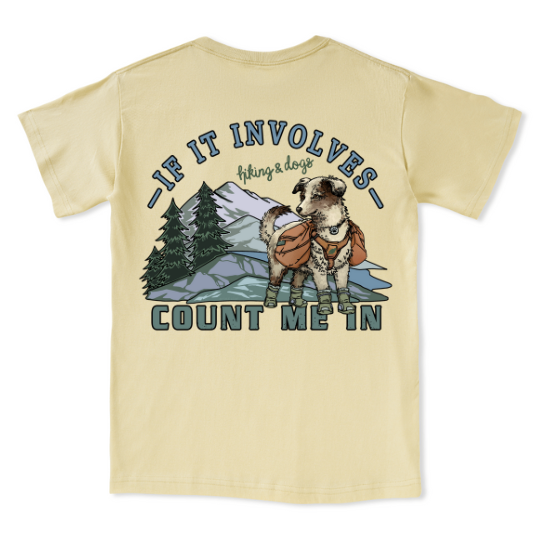 Hiking & Dogs Adventure Tee