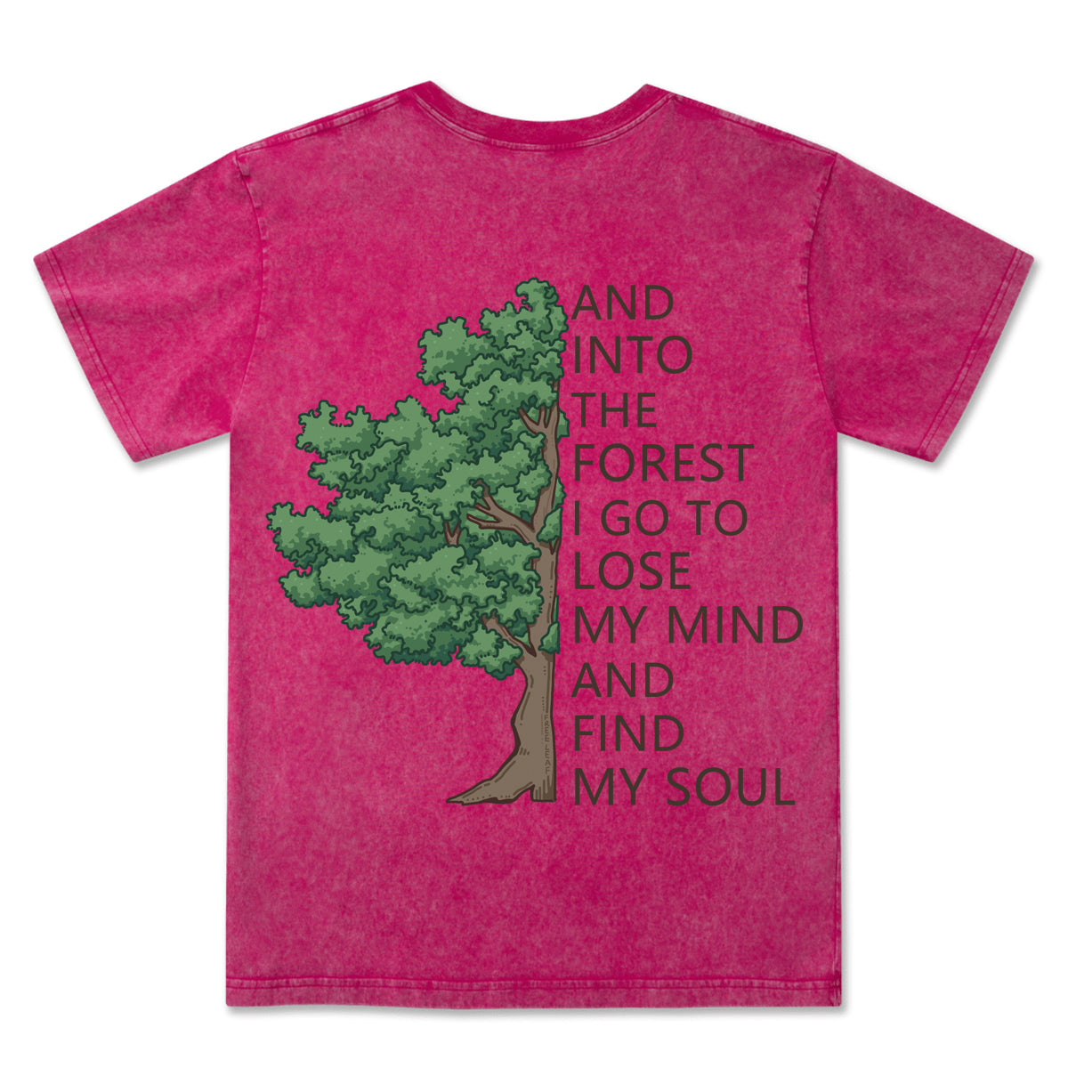 Freeleaf Into Forest And Find My Soul Washed Tee