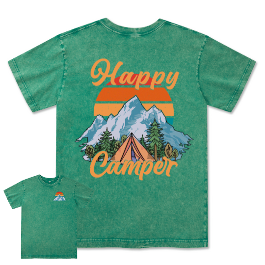 Happy Camper Washed Tee