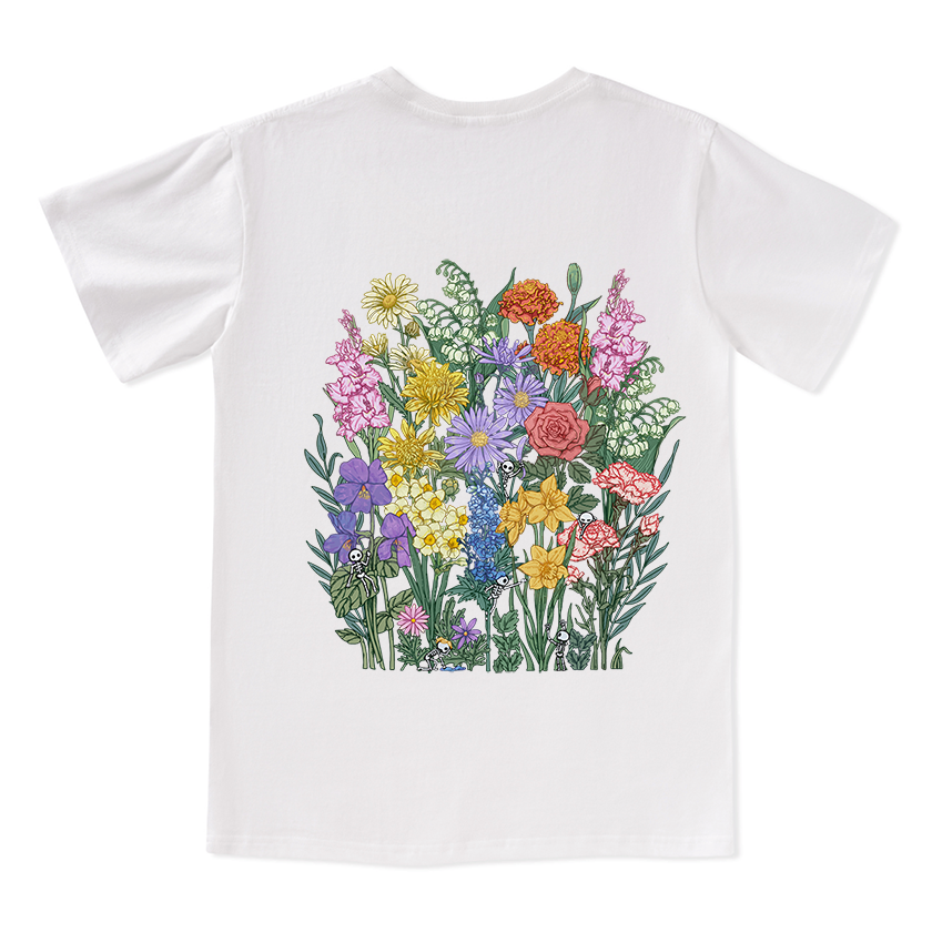 Whimsy in Bloom Unisex V-neck Tee