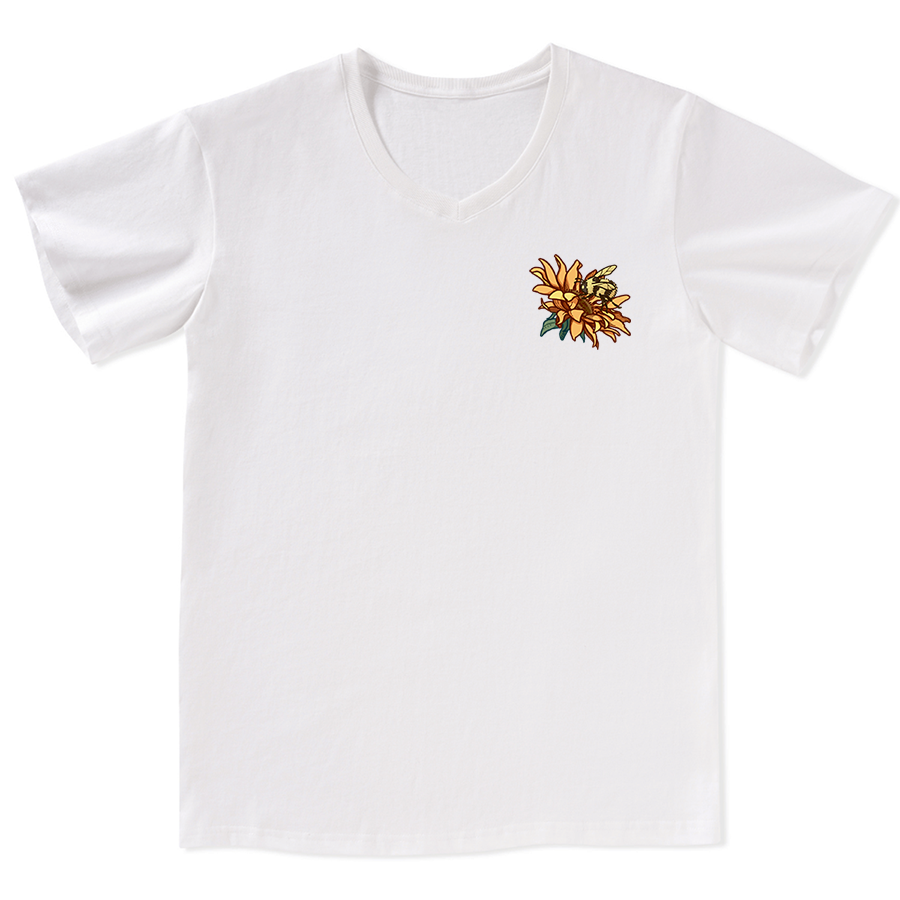 Freeleaf Sunshine Makes Me Happy Unisex V-neck Tee