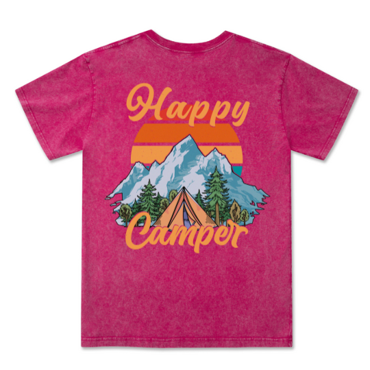 Happy Camper Washed Tee