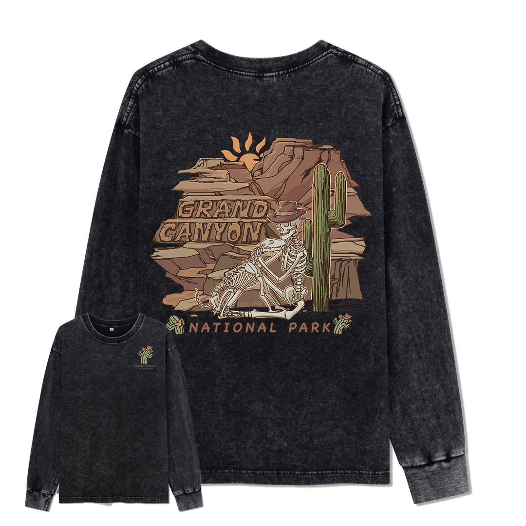 Freeleaf  Grand Canyon National Park Washed Long Sleeve