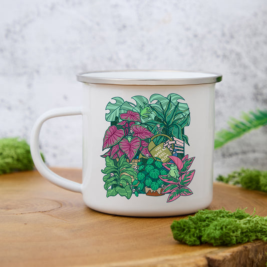 Freeleaf You Make Me Feel Alive Enamel Mug