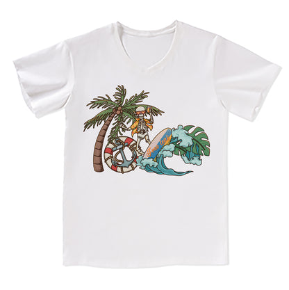 Freeleaf Eternal Summer Romance Adventure V-neck Tee