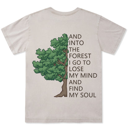 Freeleaf Into Forest And Find My Soul Washed Tee