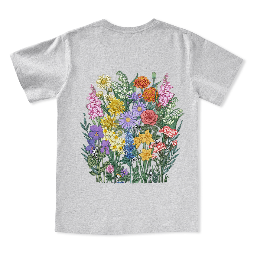 Whimsy in Bloom Unisex V-neck Tee