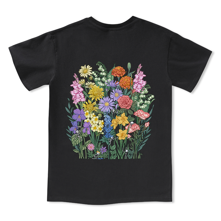 Whimsy in Bloom Unisex V-neck Tee