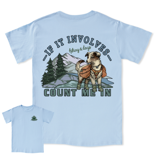 Hiking & Dogs Adventure Tee