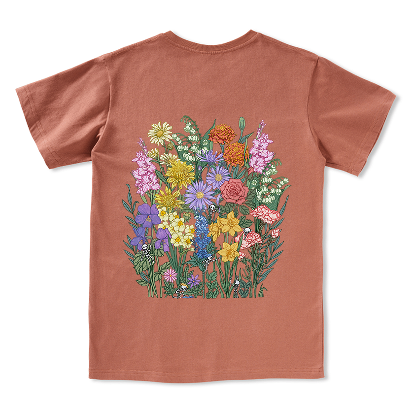 Whimsy in Bloom Unisex V-neck Tee