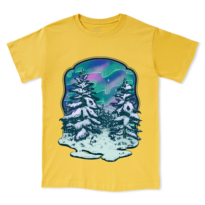 Winter Aurora Front-printed Tee