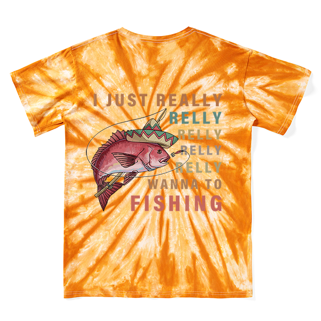 Freeleaf Fiesta Fishing Fever Unisex Washed Tee