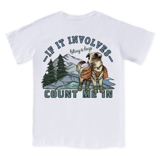 Hiking & Dogs Adventure Tee