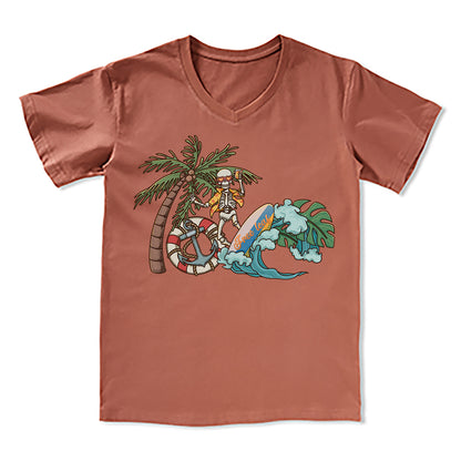 Freeleaf Eternal Summer Romance Adventure V-neck Tee