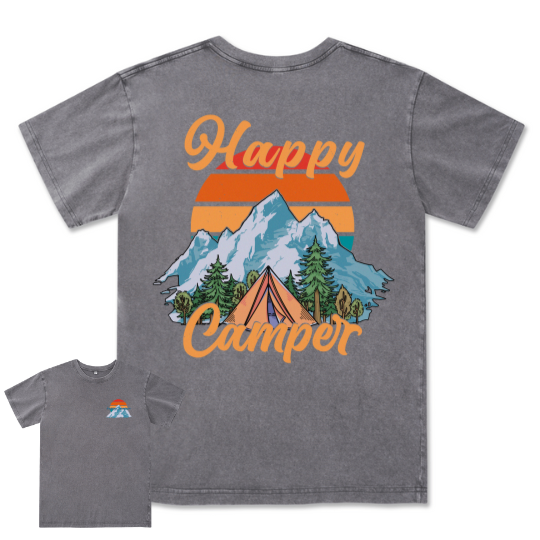 Happy Camper Washed Tee