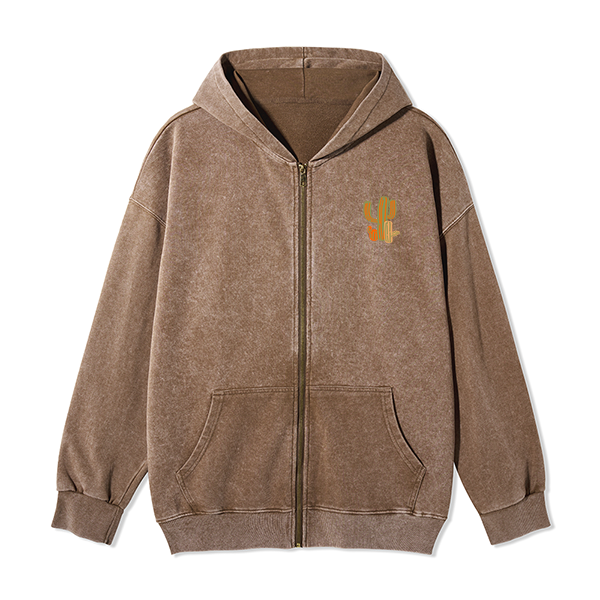 freeleafdesert-miracle-unisex-fleece-full-zip-hoodie