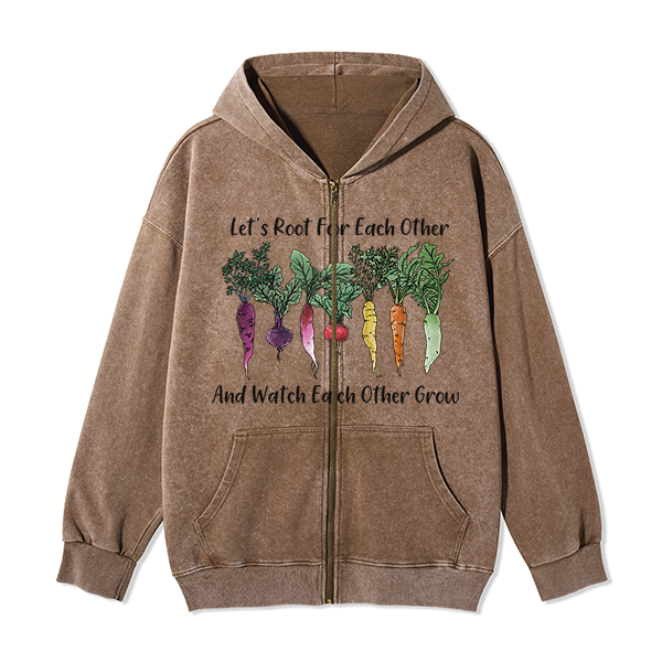 freeleaf-hoing-aint-easy-front-printed-unisex-nature-inspired-fleece-full-zip-hoodie-copy