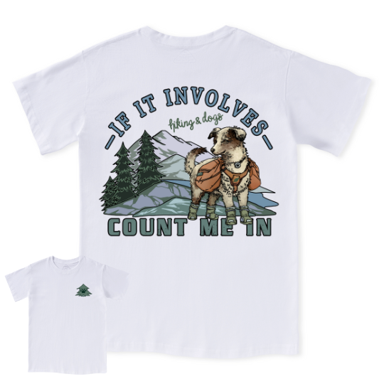 Hiking & Dogs Adventure Tee