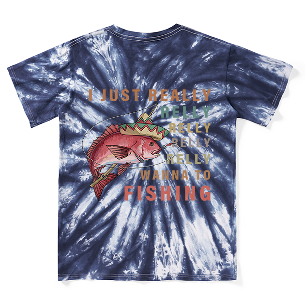 Freeleaf Fiesta Fishing Fever Unisex Washed Tee