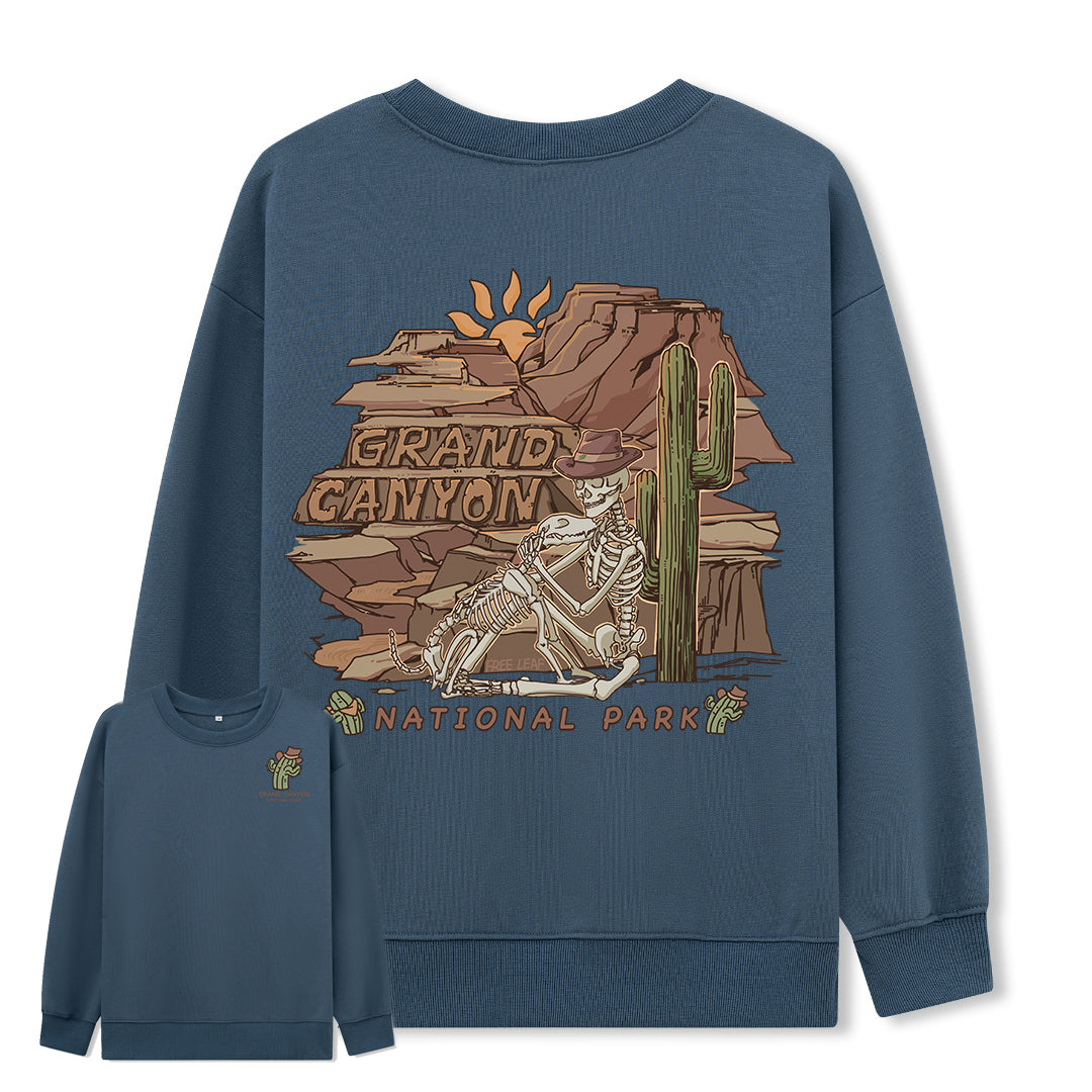 Freeleaf Grand Canyon National Park Unisex Nature Inspired Sweatshirt