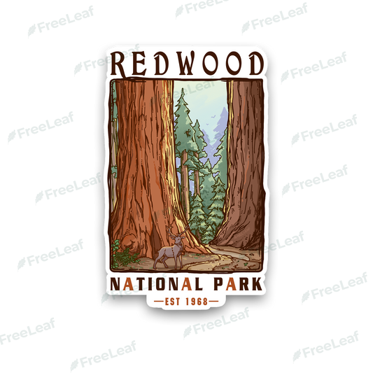 Redwood National Park Sticker