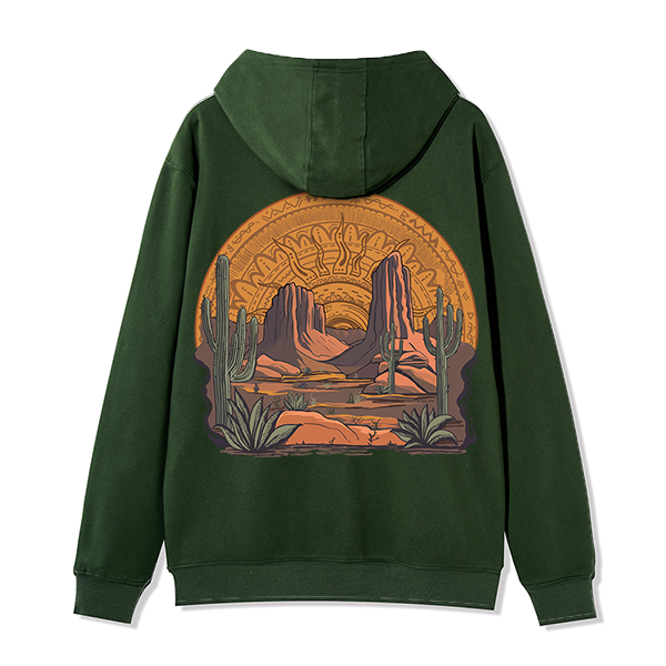 freeleaf-golden-desert-unisex-fleece-full-zip-hoodie