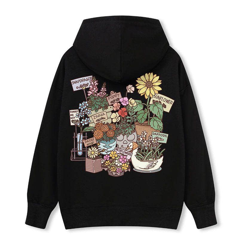 Freeleaf Flourishing Garden Nature Inspired Unisex Hoodie