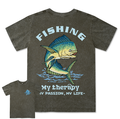 Freeleaf Mahi-Mahi Leap Unisex Washed Tee