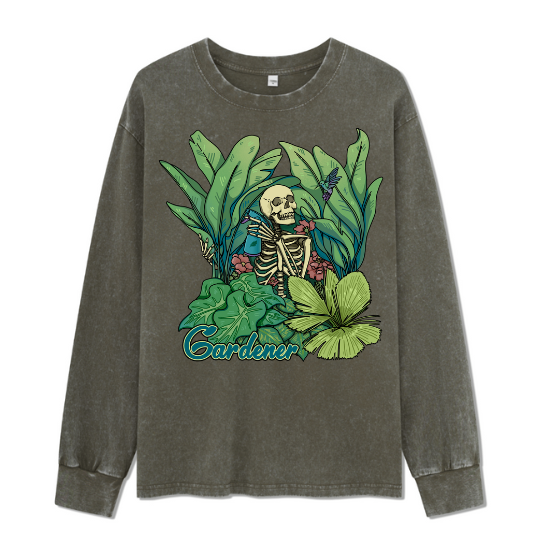 Gardener Washed Long Sleeve Top