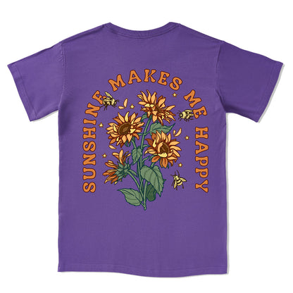 Freeleaf Sunshine Makes Me Happy Tee