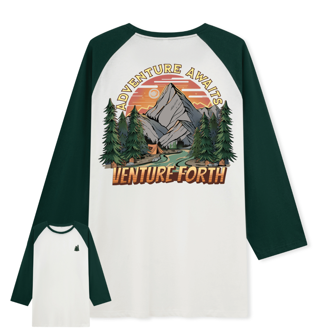 Adventure Awaits Raglan Long Sleeve Top