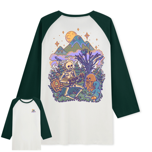 Fairy Tale Halloween Raglan Long Sleeve Top