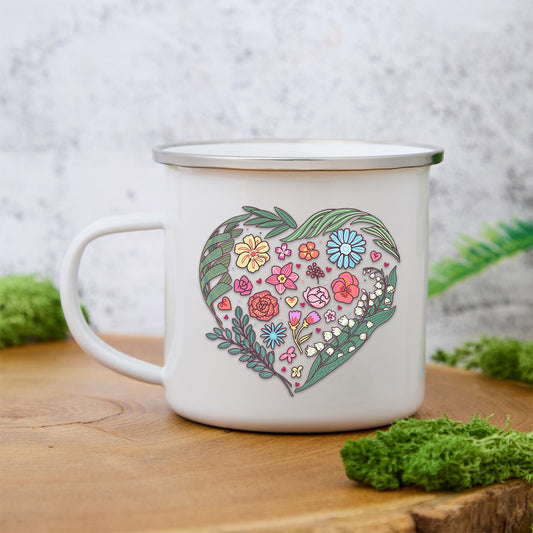 Freeleaf Love's Symphony Enamel Mug