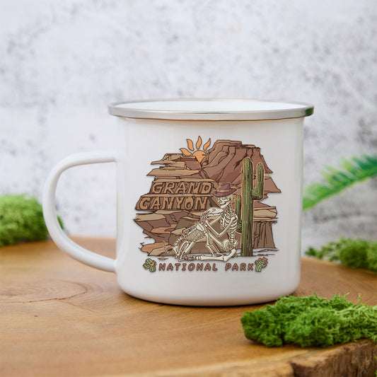 Freeleaf Grand Canyon National Park Enamel Mug