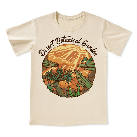 Desert Park Front-printed V-neck Tee